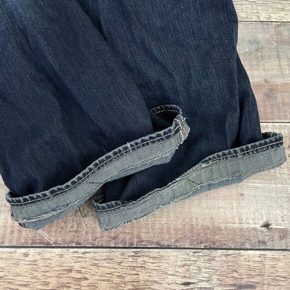 BKE Tyler Jeans Men's 32 x 28 Blue Straight Leg Medium Wash Denim Hemmed READ - Picture 10 of 12